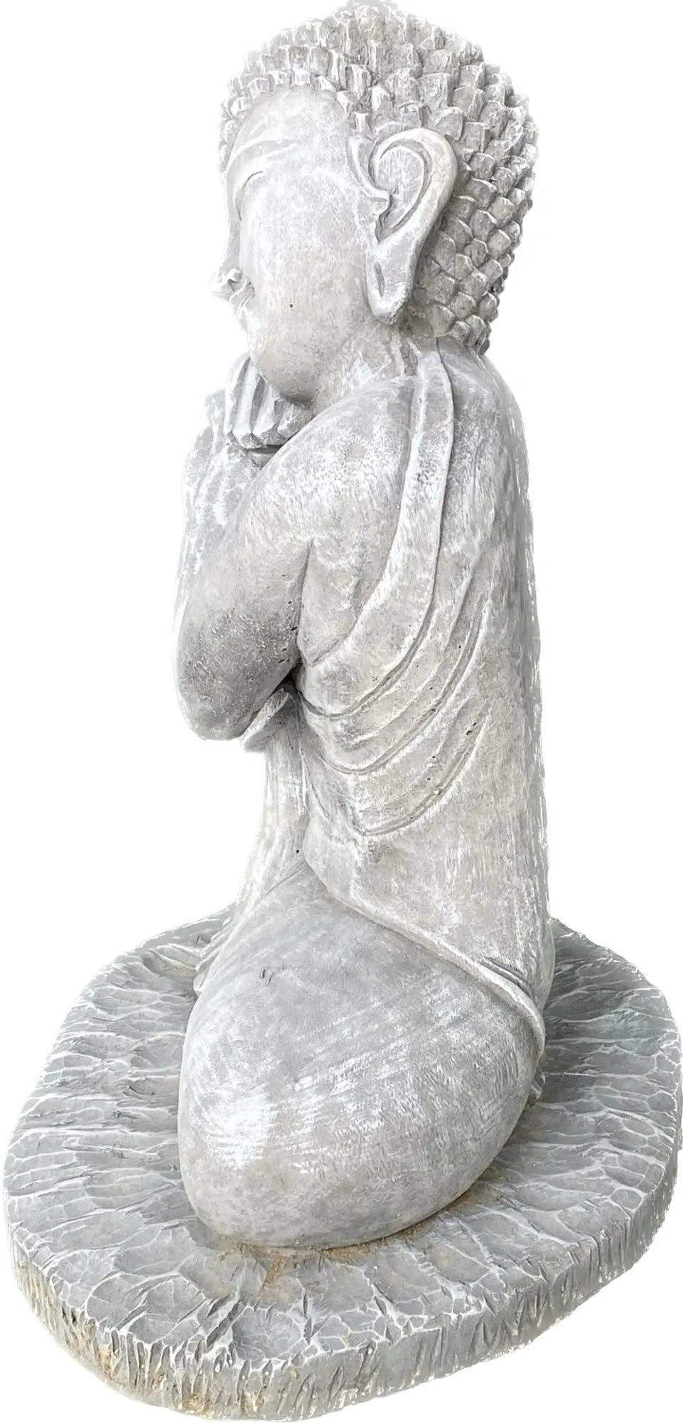  Product image 6 of the product “Vivit - Buddha relax - right knee is up, 44 cm H | cast stone ”